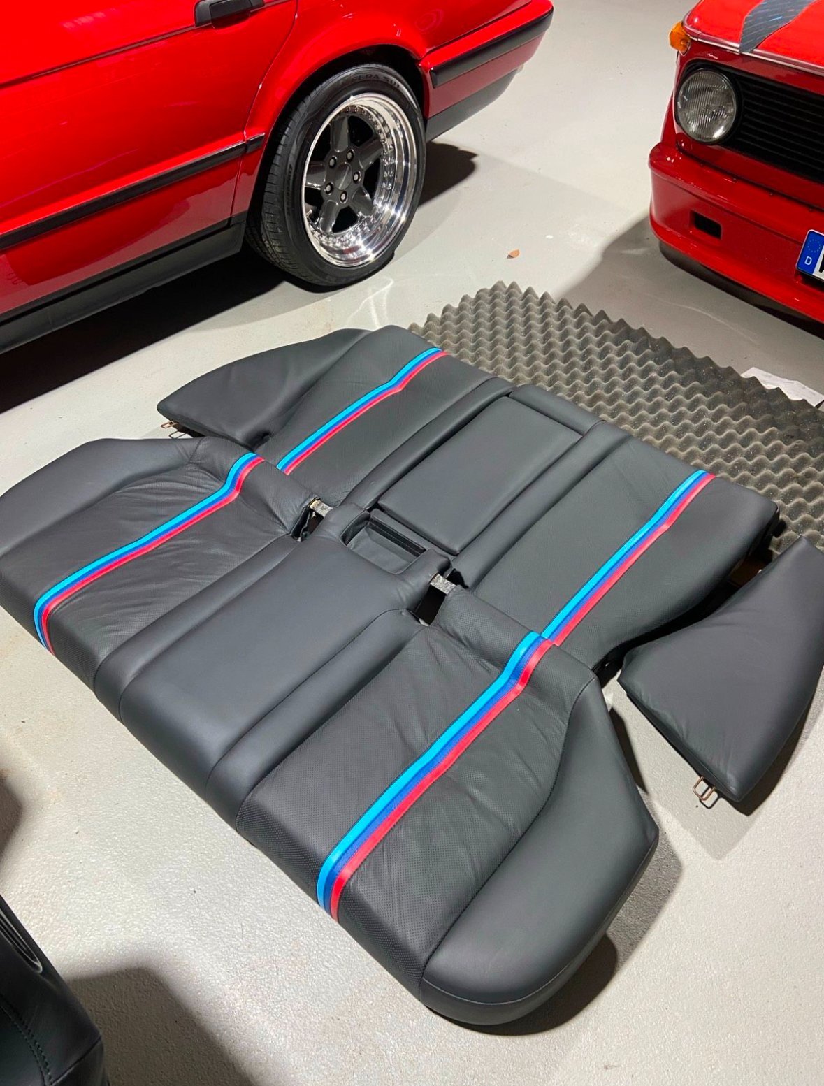 sièges recaro en cuir véritable avec banquette arrière assortie pour la bmw e 34 sièges recaro en cuir véritable avec banquette arrière assortie pour la bmw e 34