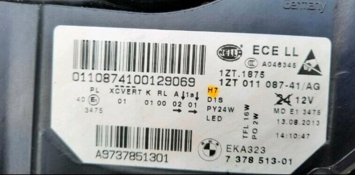 phares bi xénon d'origine bmw f10 phares bi xénon d'origine bmw f10