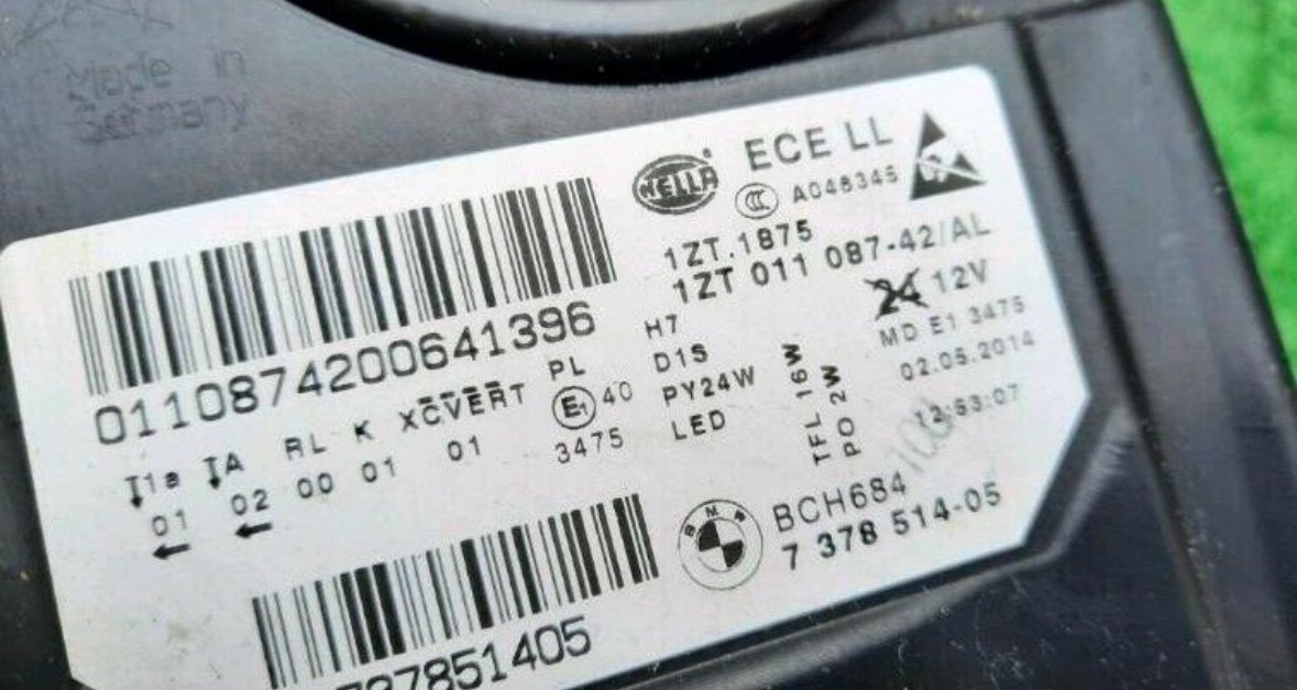 phares bi xénon d'origine bmw f10 phares bi xénon d'origine bmw f10